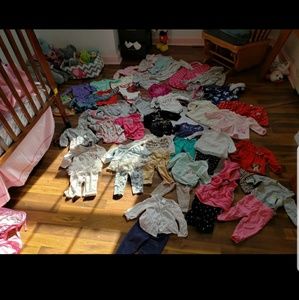 3-6 months / 6 months baby girl bundle